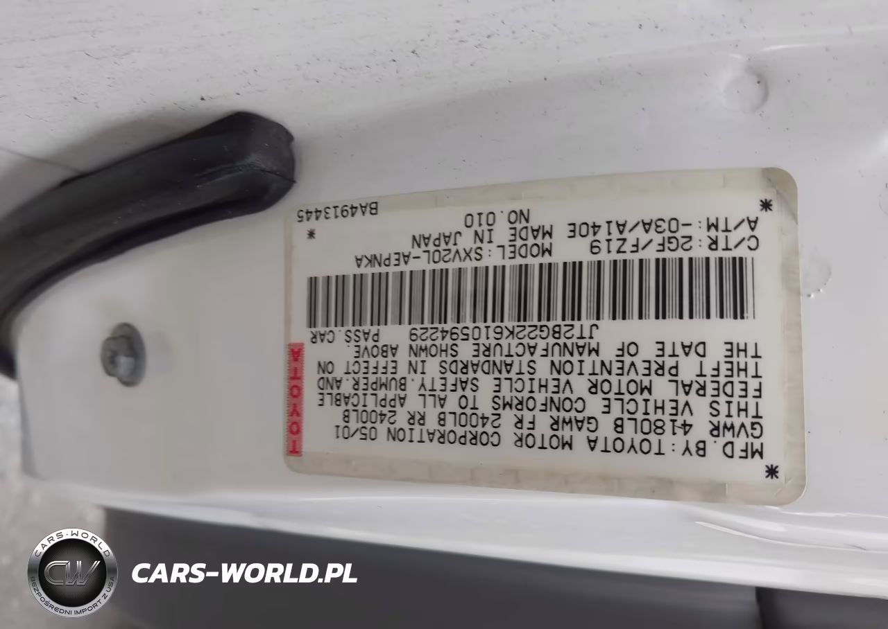 2001 Toyota Camry Le VIN:JT2BG22K610594229 - 9