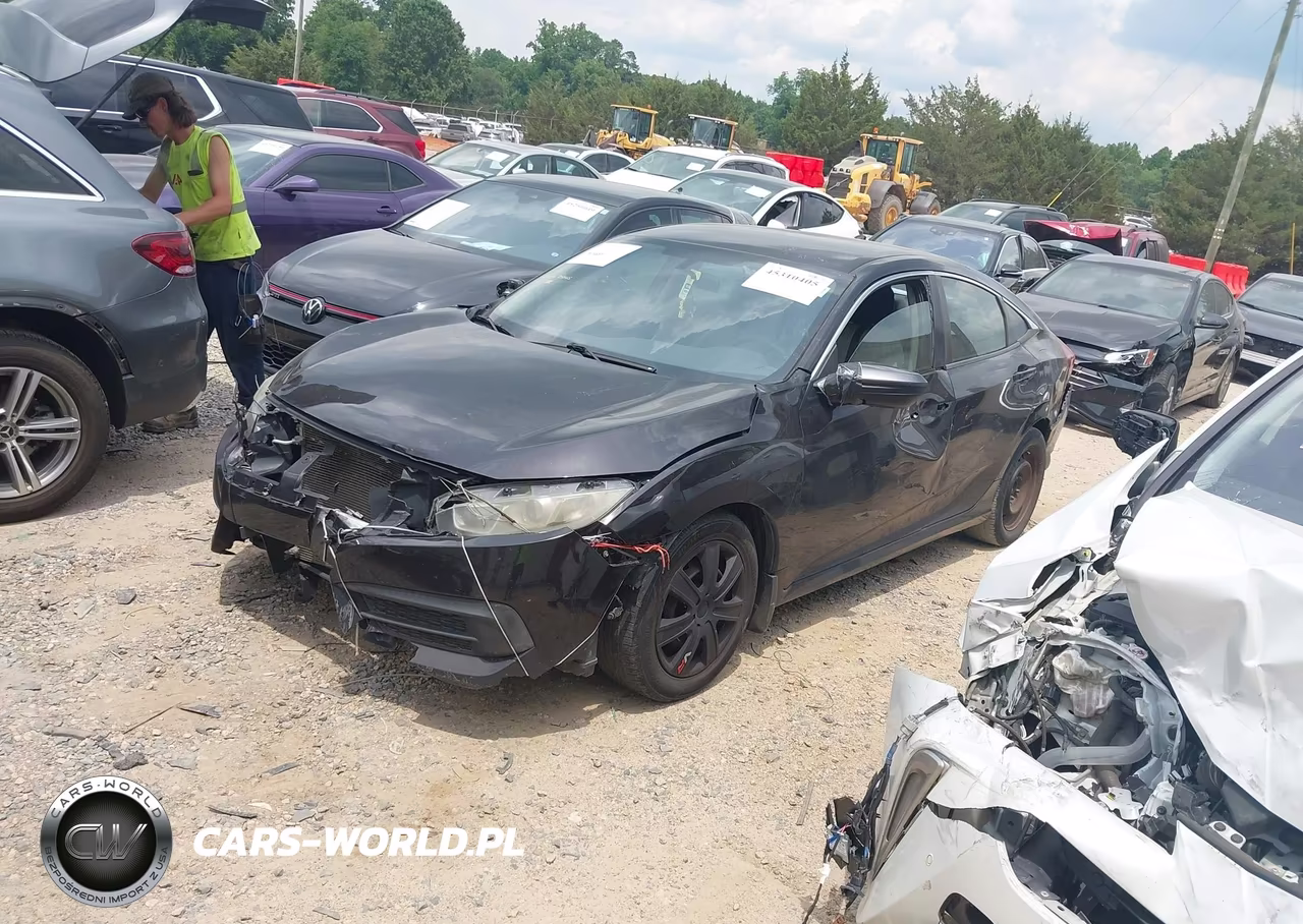 2016 Honda Civic Lx VIN:19XFC2F57GE080284 - 2