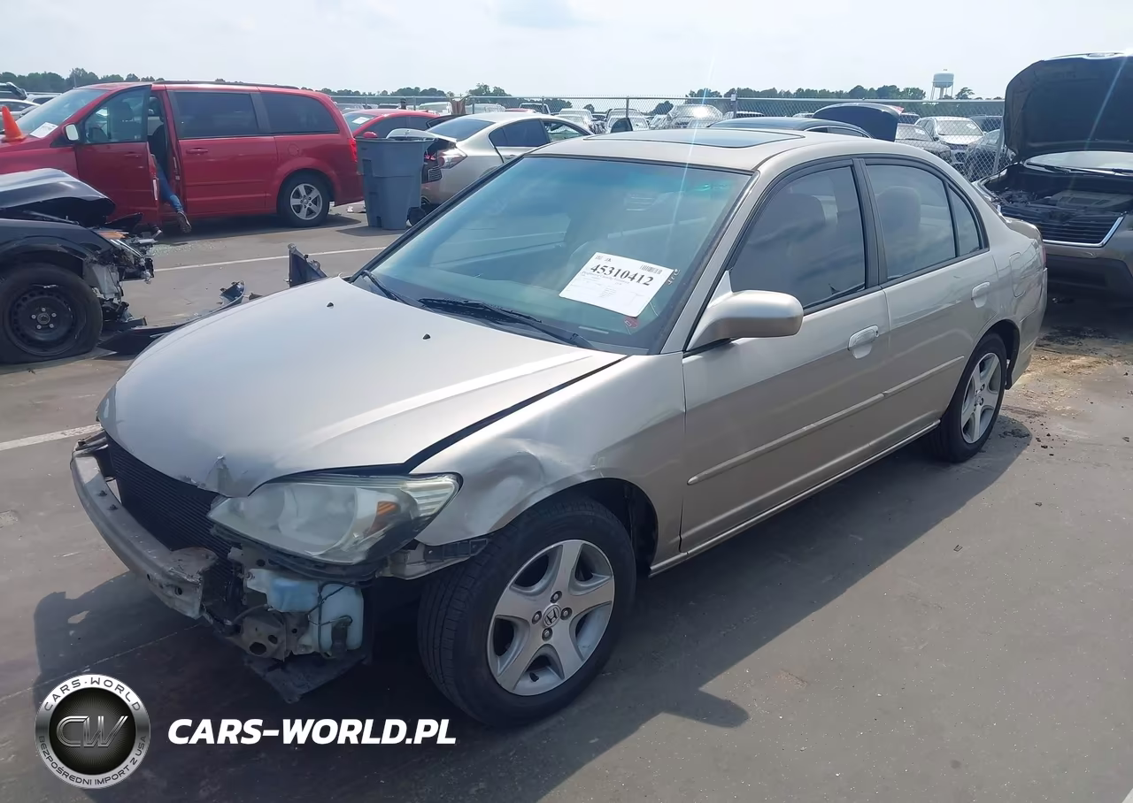 2004 Honda Civic Ex VIN:2HGES26704H528267 - 2