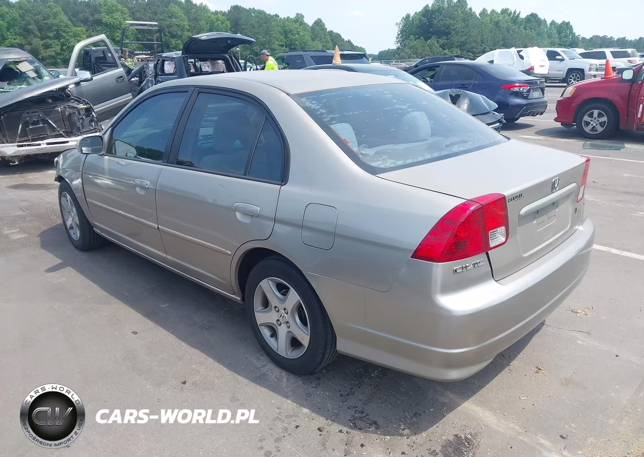 2004 Honda Civic Ex VIN:2HGES26704H528267 - 3