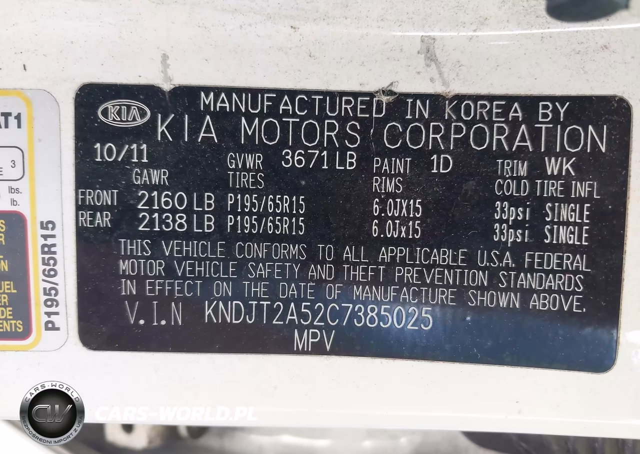 2012 Kia Soul VIN:KNDJT2A52C7385025 - 9