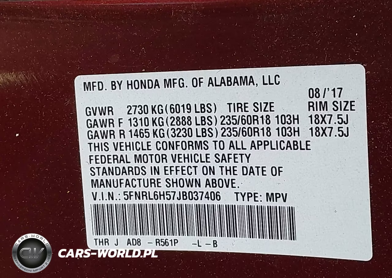 2018 Honda Odyssey Ex VIN:5FNRL6H57JB037406 - 9