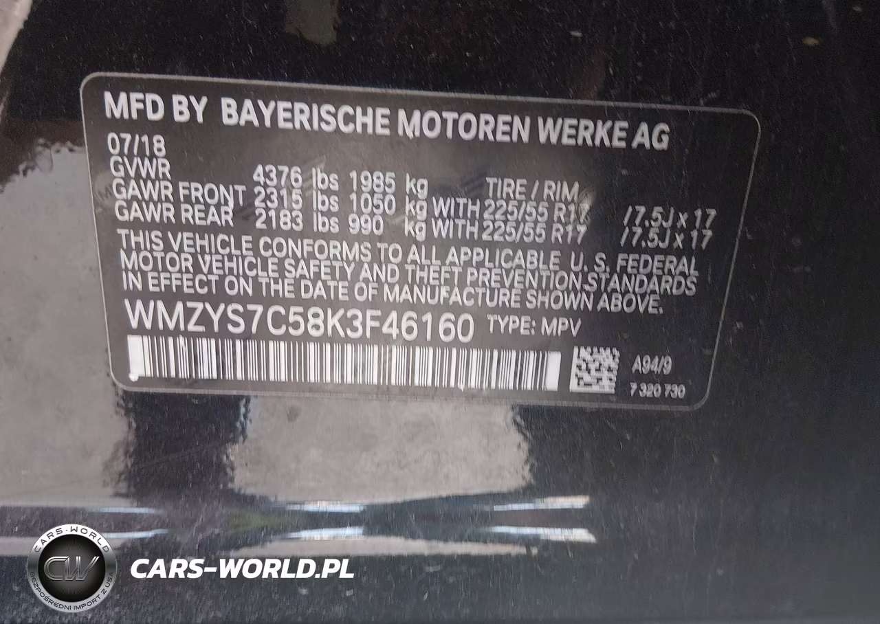 2019 Mini Countryman Cooper VIN:WMZYS7C58K3F46160 - 9