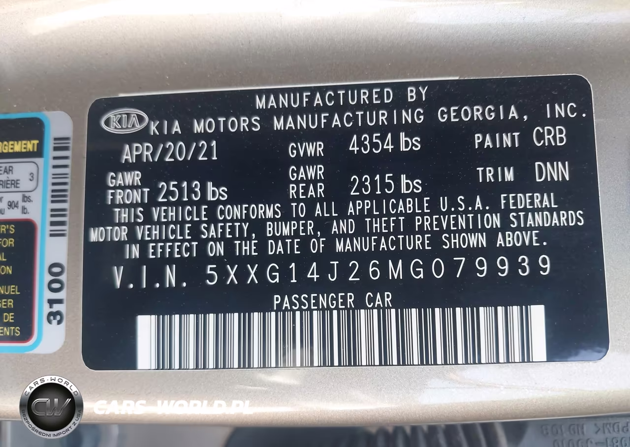 2021 Kia K5 Lxs VIN:5XXG14J26MG079939 - 9