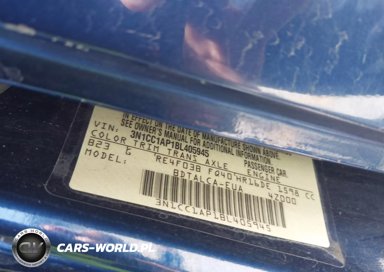 2011 Nissan Versa 1.6 VIN:3N1CC1AP1BL405945 - 9