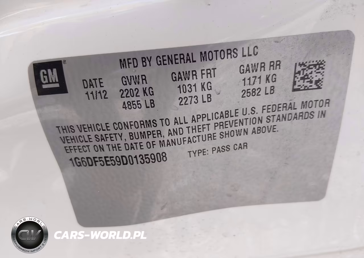 2013 Cadillac Cts Luxury VIN:1G6DF5E59D0135908 - 9