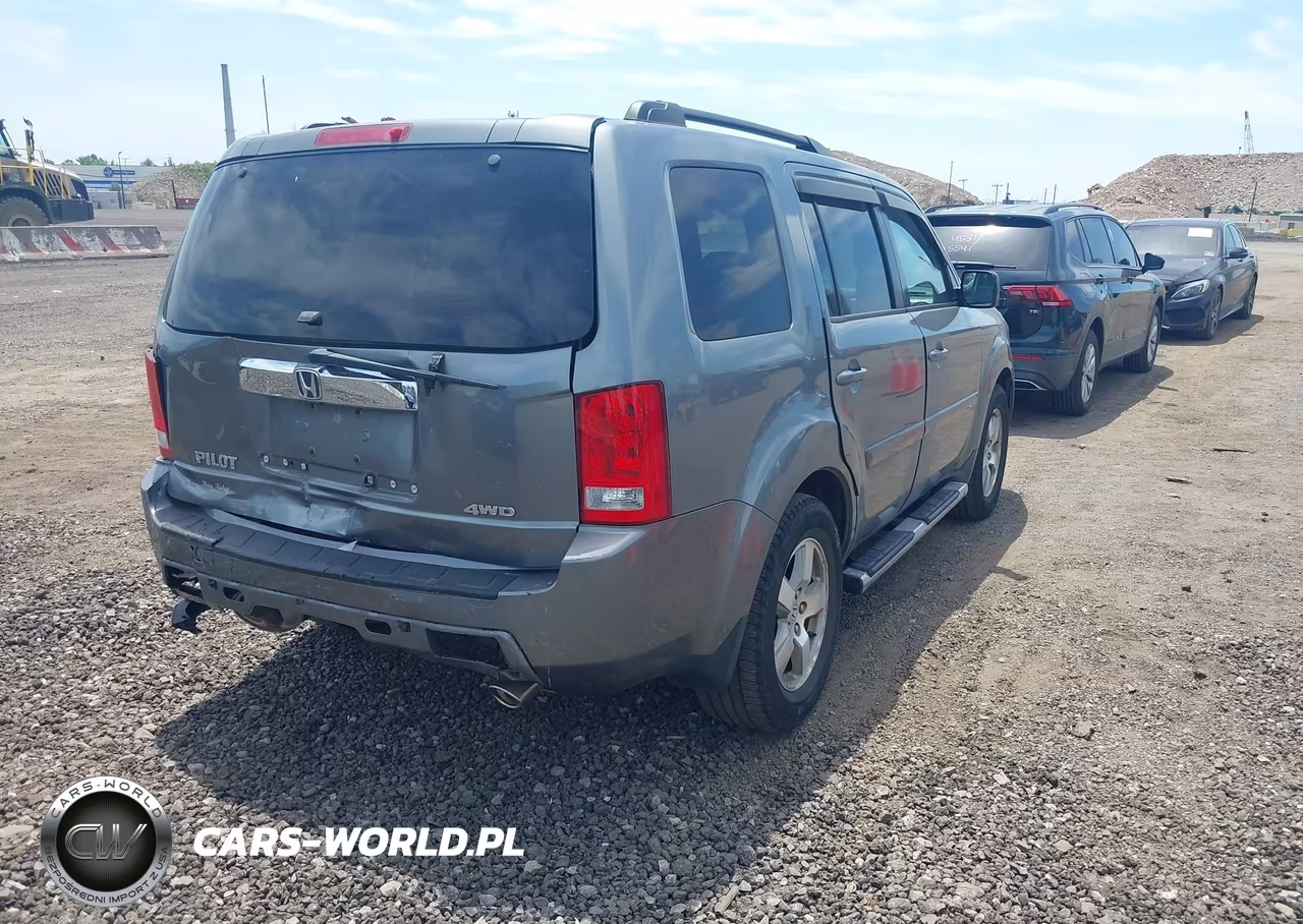 2009 Honda Pilot Ex-L VIN:5FNYF48549B018976 - 4