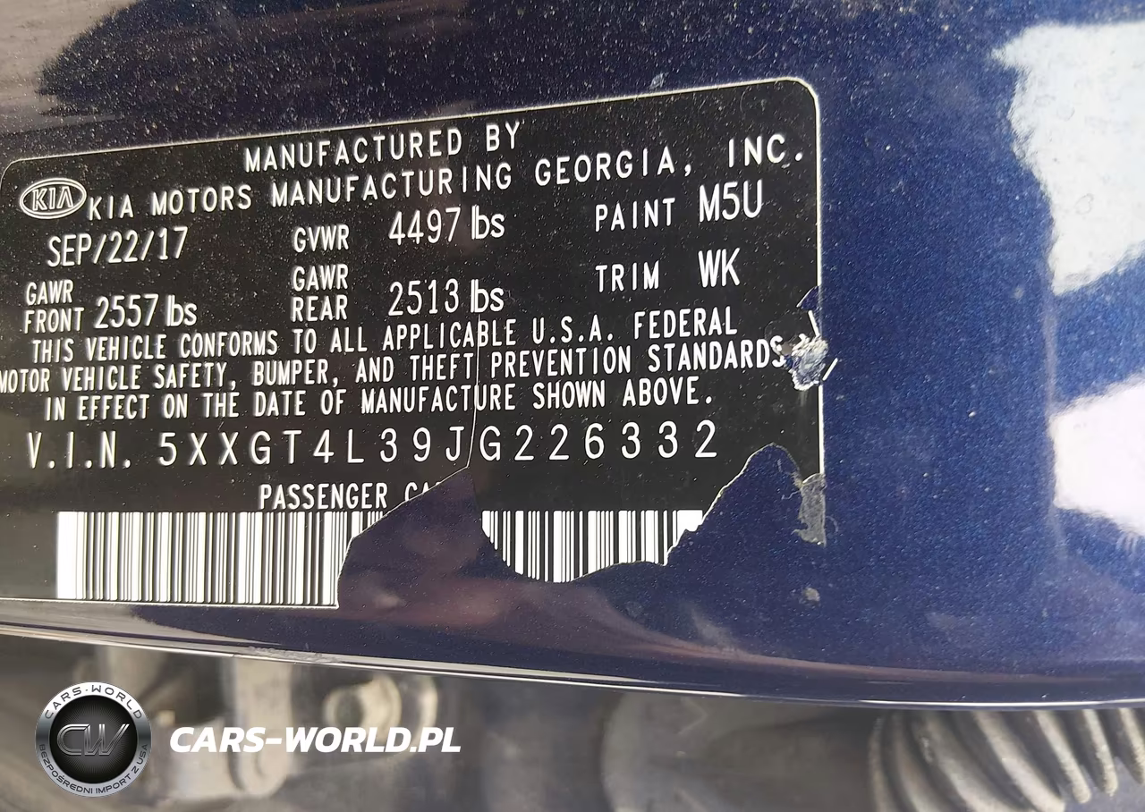 2018 Kia Optima S VIN:5XXGT4L39JG226332 - 9