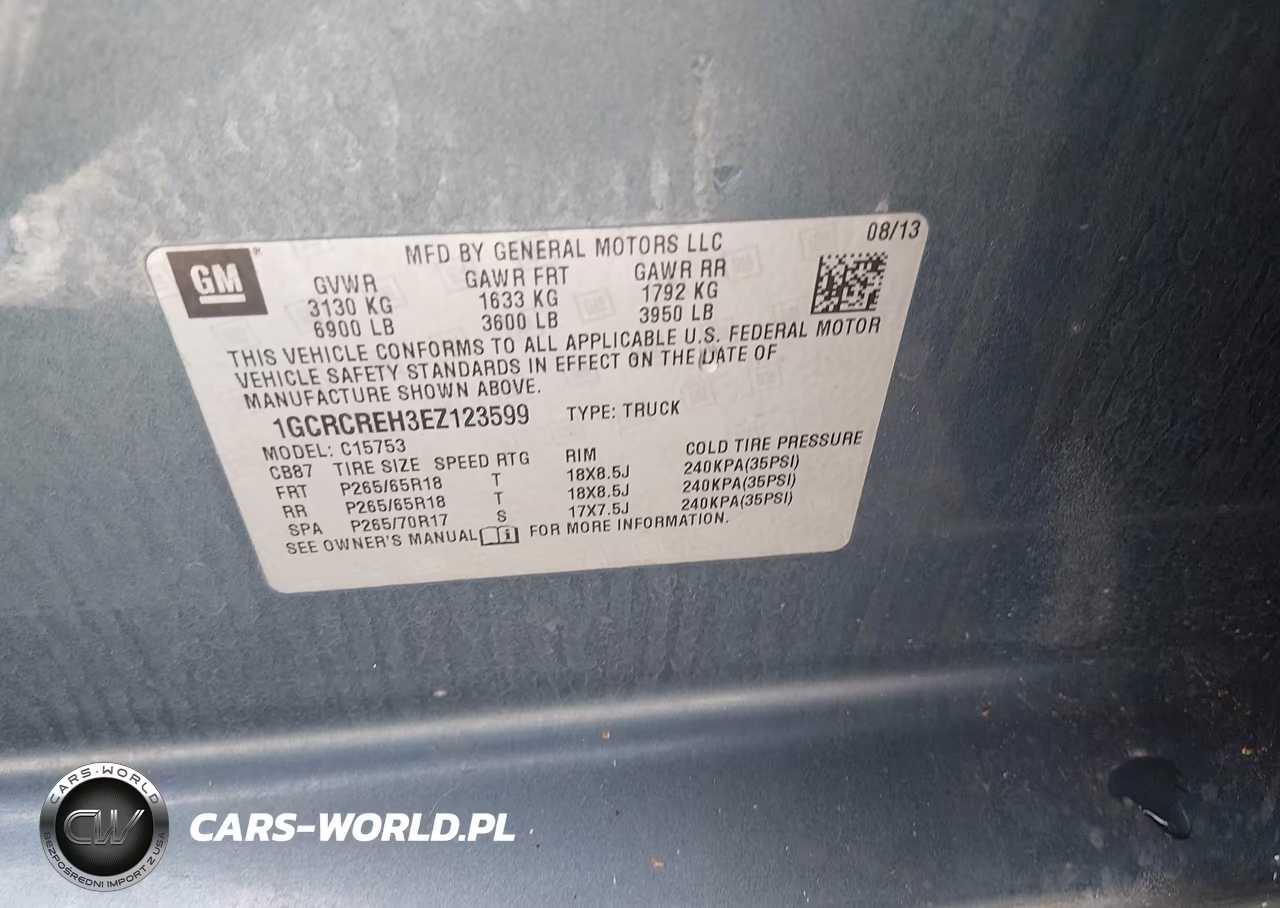 2014 Chevrolet Silverado 1500 1Lt VIN:1GCRCREH3EZ123599 - 9