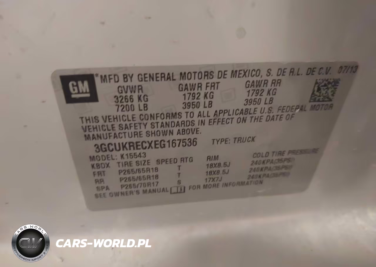 2014 Chevrolet Silverado 1500 Lt VIN:3GCUKRECXEG167536 - 9