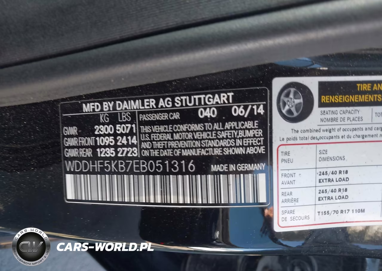 2014 Mercedes-Benz E 350 VIN:WDDHF5KB7EB051316 - 9