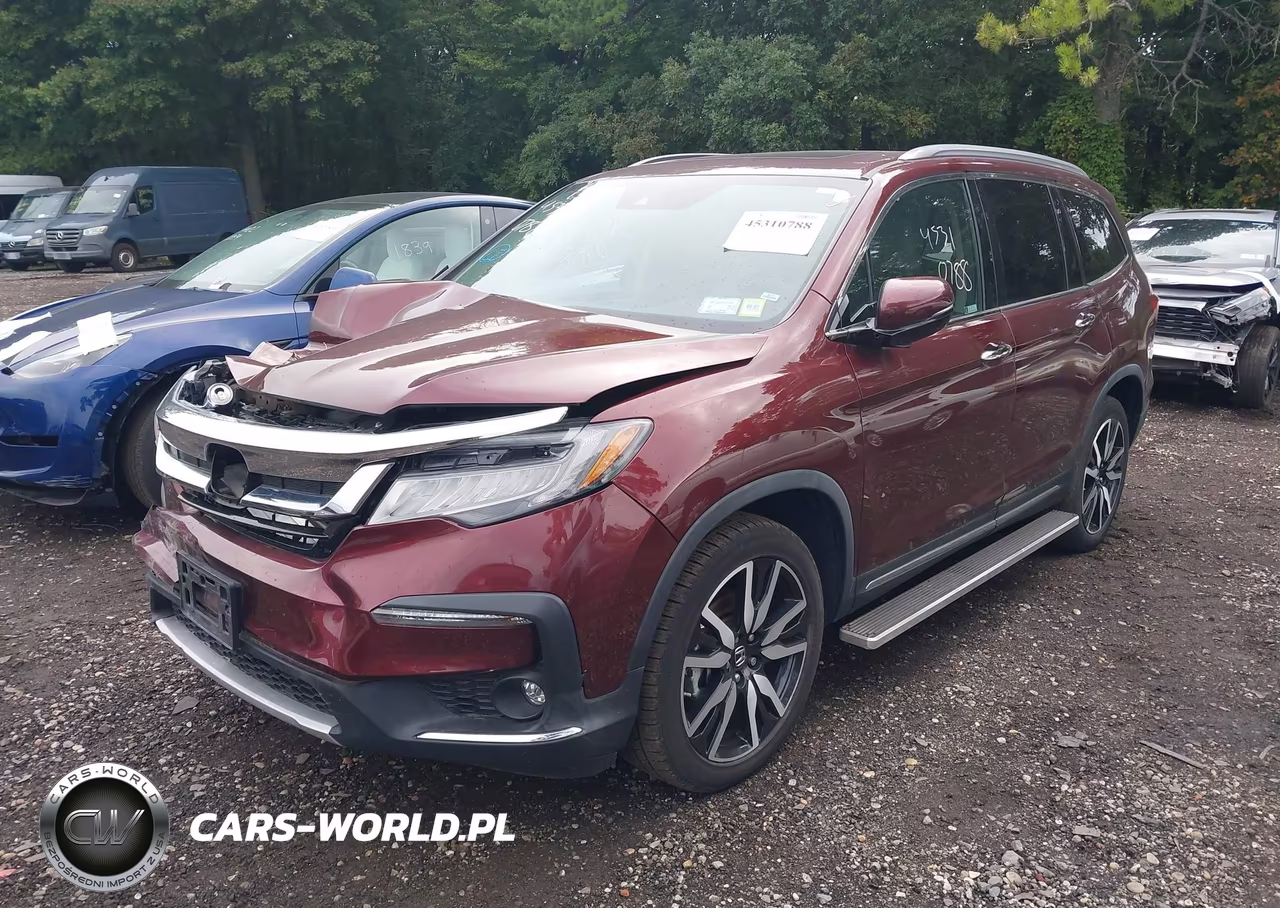2022 Honda Pilot Awd Touring 8 Passenger VIN:5FNYF6H99NB012230 - 2