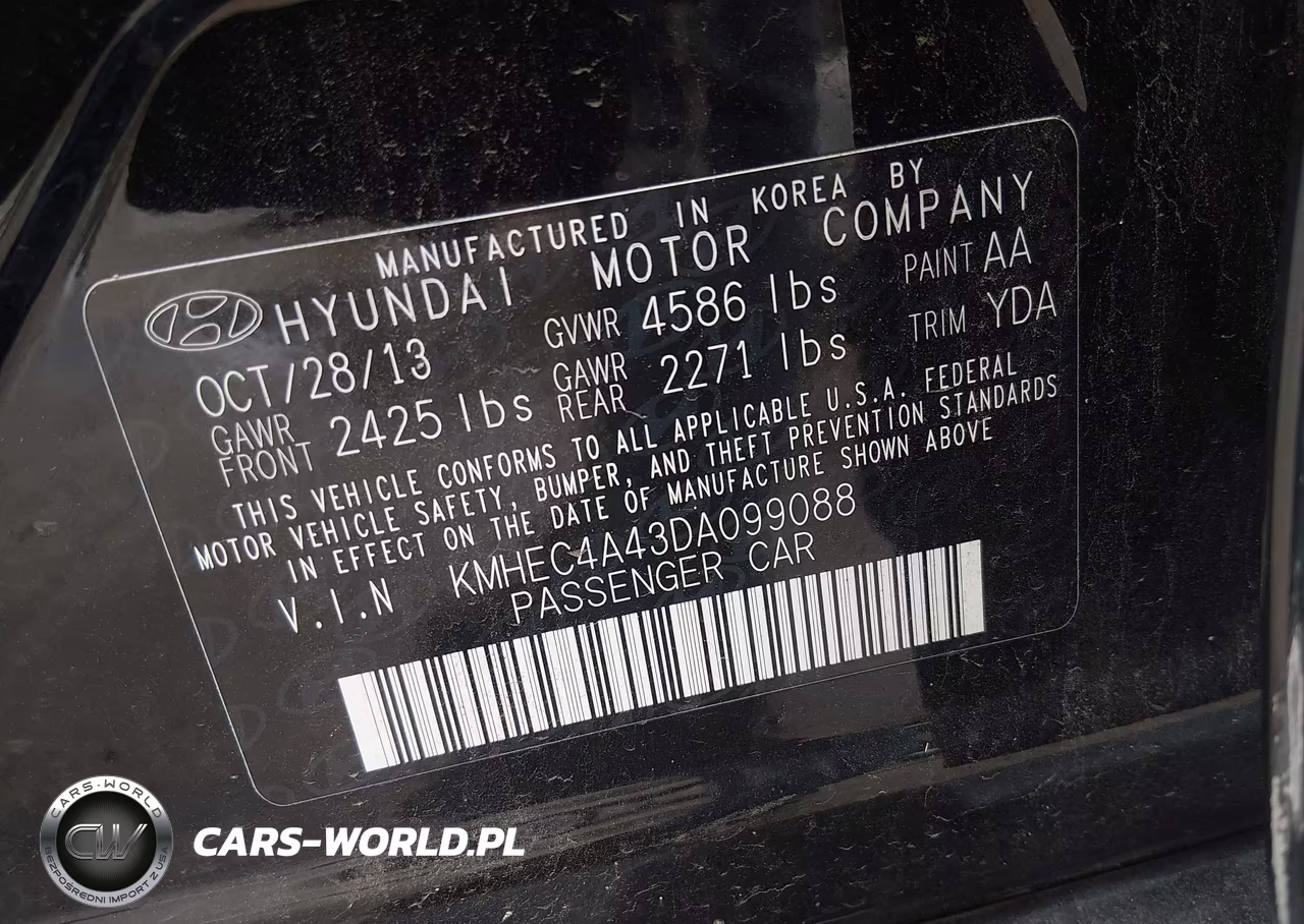2013 Hyundai Sonata Hybrid Limited VIN:KMHEC4A43DA099088 - 9