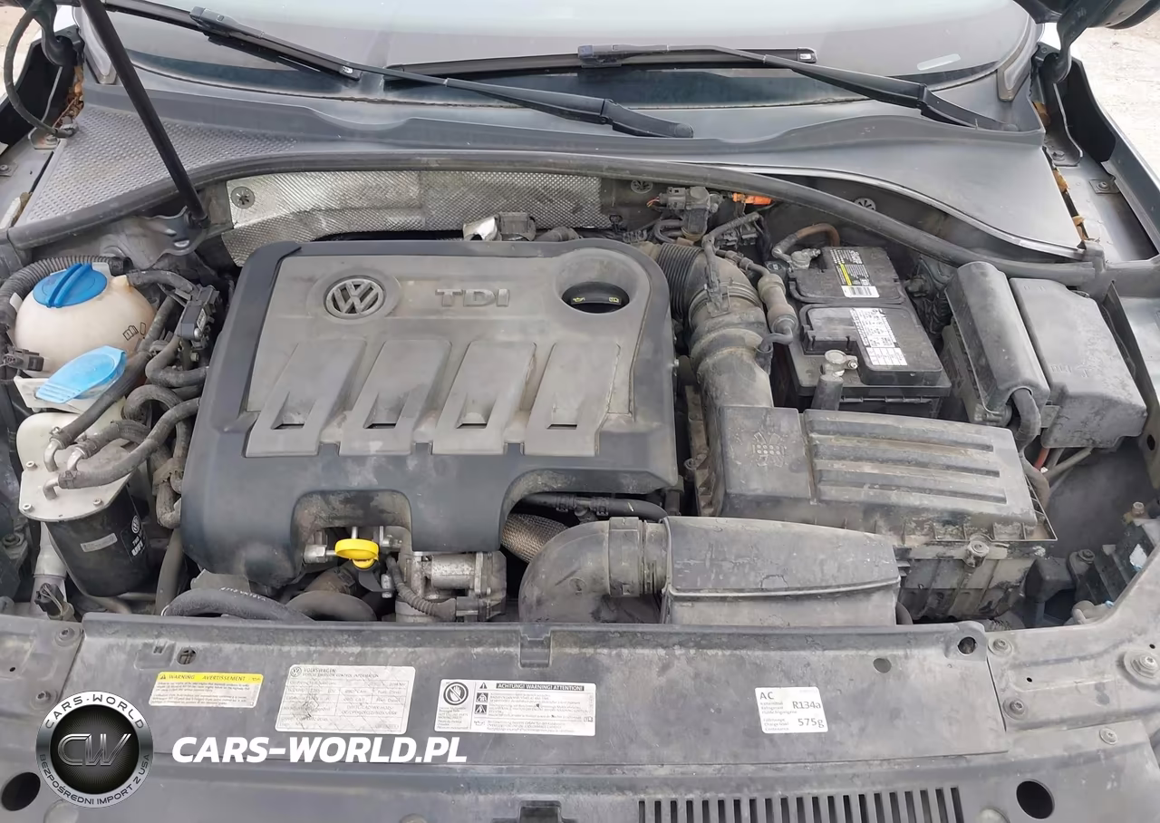 2014 Volkswagen Passat 2.0L Tdi Se VIN:1VWBN7A32EC083719 - 10