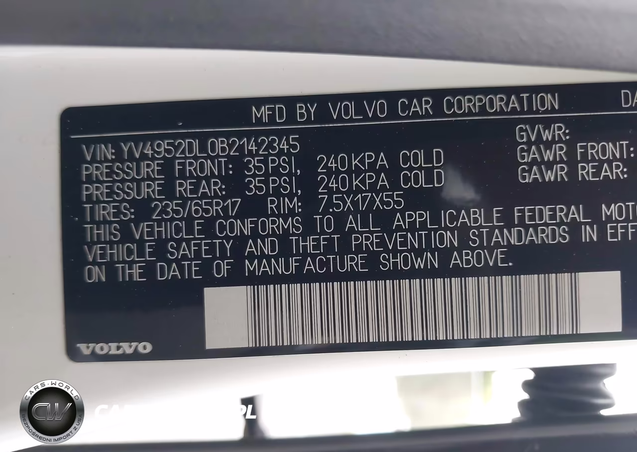 2011 Volvo Xc60 3.2-3.2 R-Design VIN:YV4952DL0B2142345 - 9
