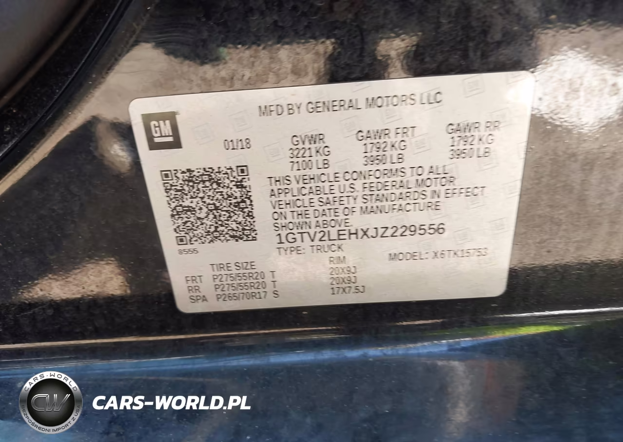 2018 GMC Sierra 1500 VIN:1GTV2LEHXJZ229556 - 9