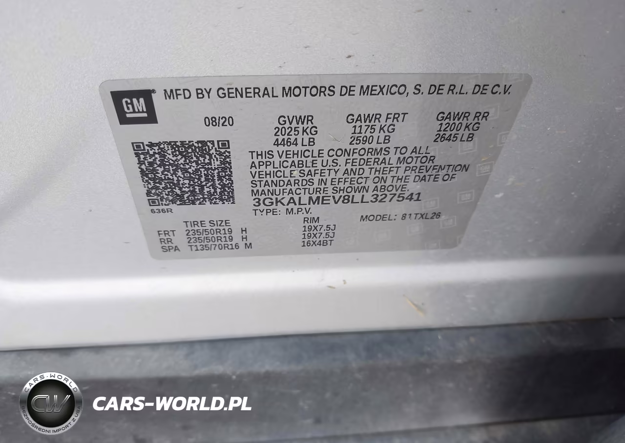 2020 GMC Terrain Fwd Sle VIN:3GKALMEV8LL327541 - 9