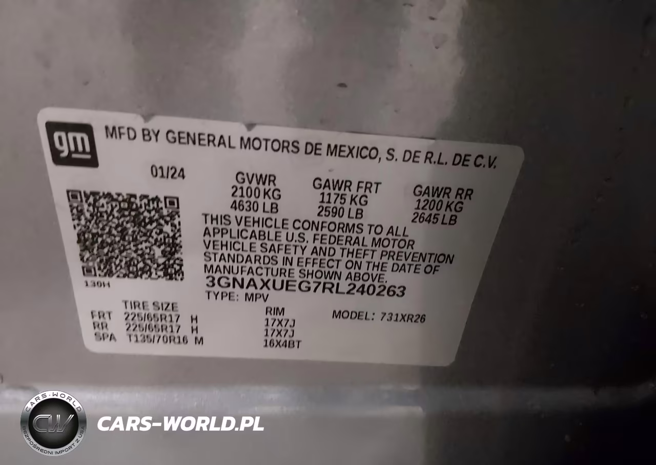 2024 Chevrolet Equinox Awd Lt VIN:3GNAXUEG7RL240263 - 9