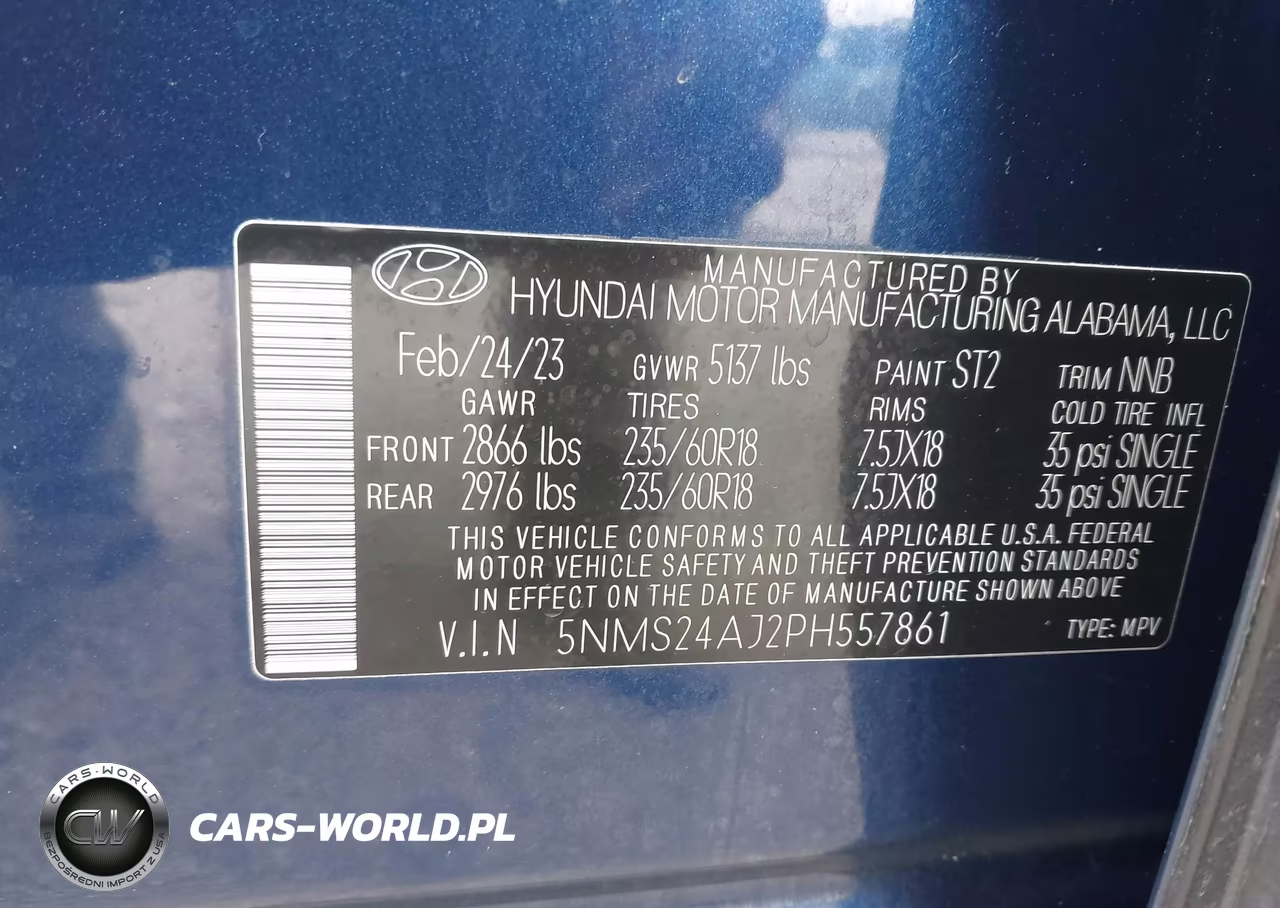 2023 Hyundai Santa Fe Sel VIN:5NMS24AJ2PH557861 - 9