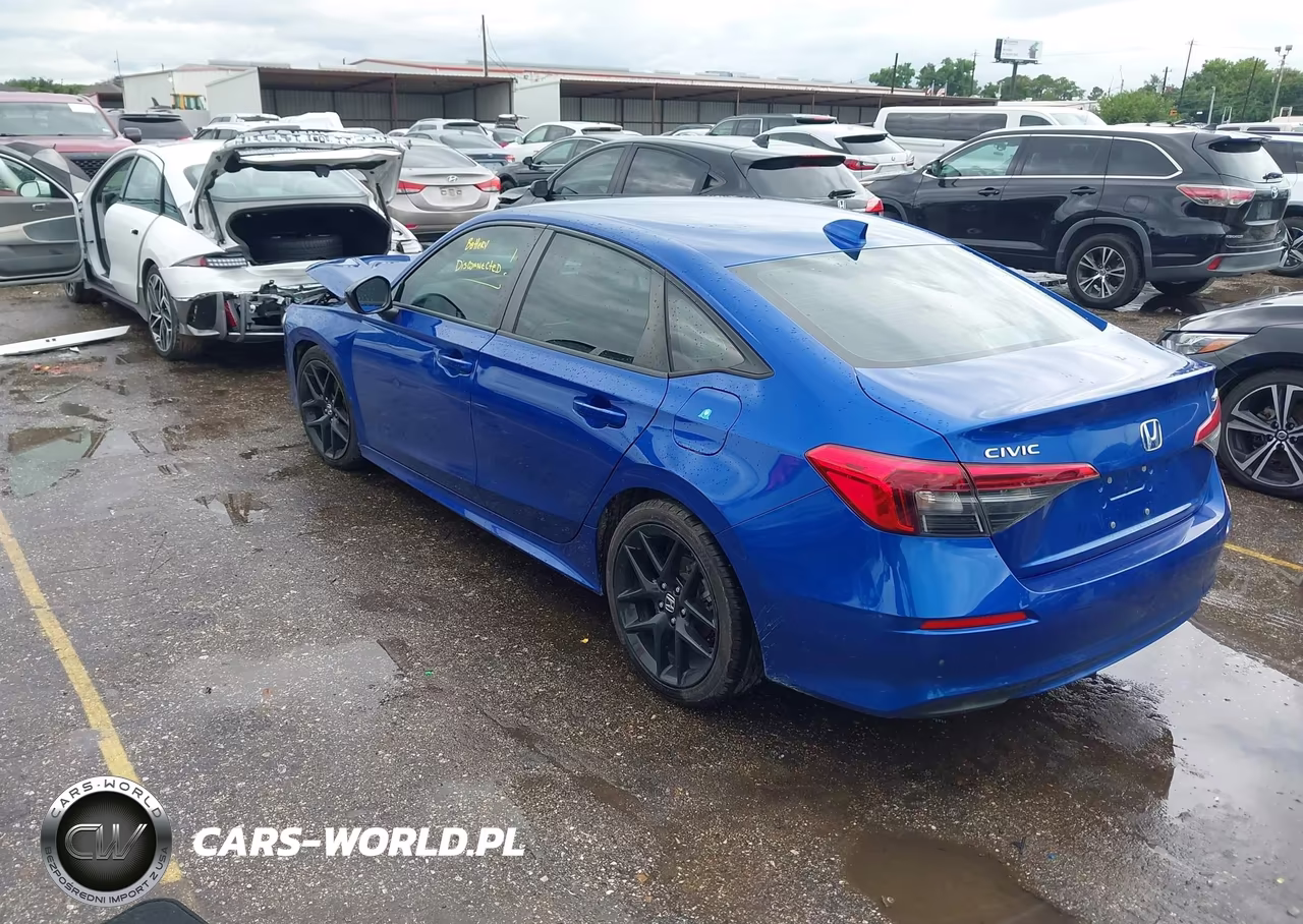 2022 Honda Civic Sport VIN:2HGFE2F57NH516421 - 3