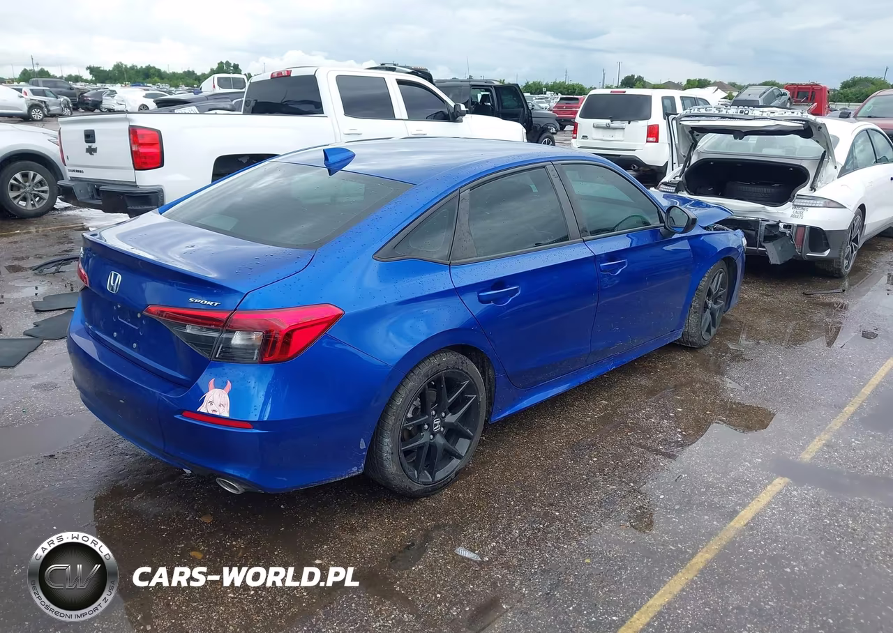 2022 Honda Civic Sport VIN:2HGFE2F57NH516421 - 4