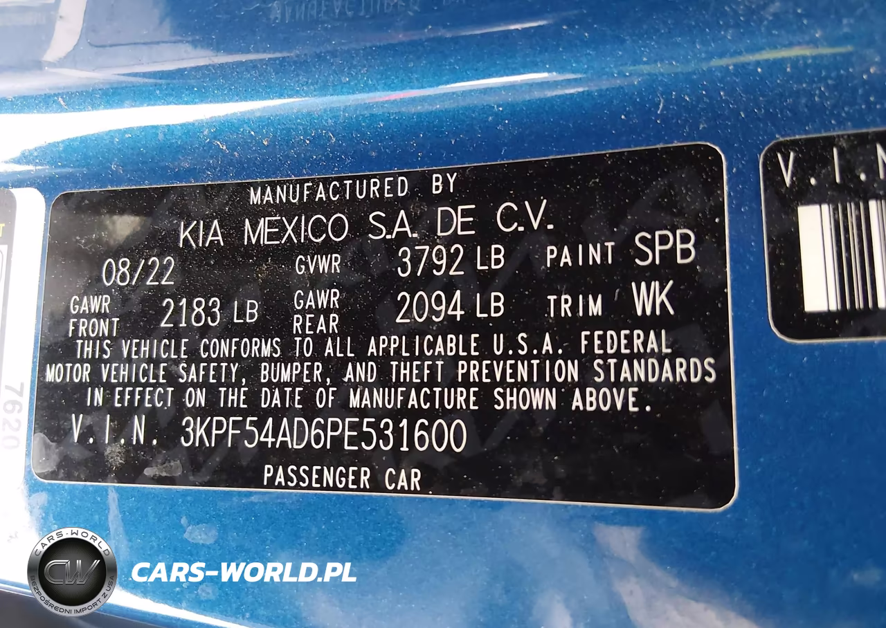 2023 Kia Forte Gt-Line VIN:3KPF54AD6PE531600 - 9