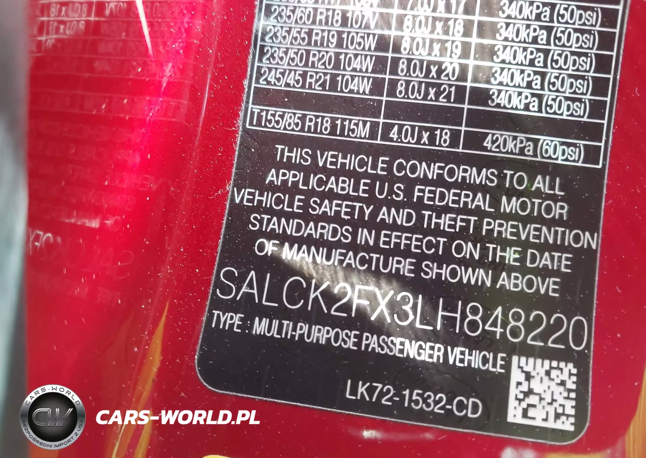 2020 Land Rover Discovery Sport Standard VIN:SALCK2FX3LH848220 - 9