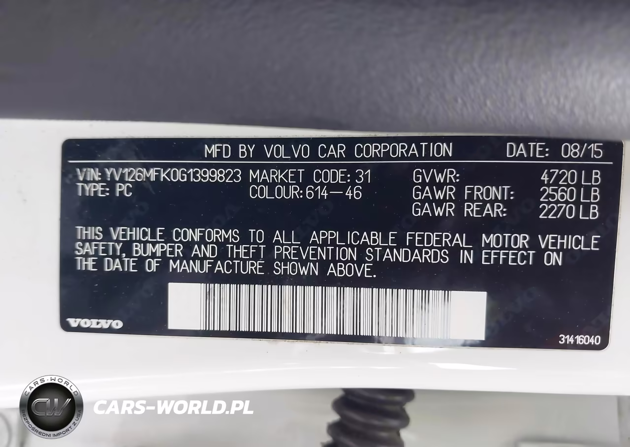 2016 Volvo S60 T5 Drive-E Premier VIN:YV126MFK0G1399823 - 9
