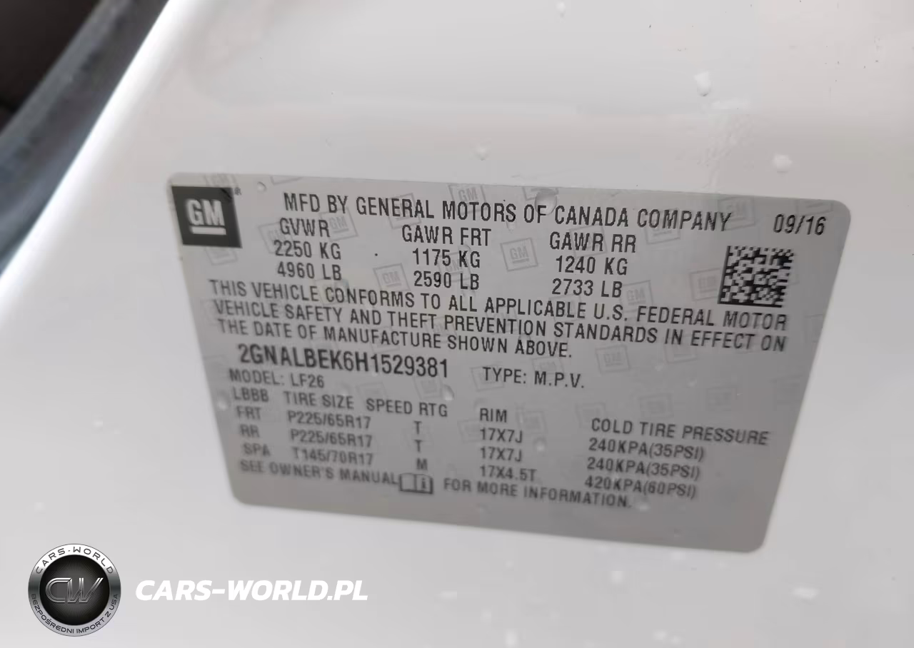 2017 Chevrolet Equinox Ls VIN:2GNALBEK6H1529381 - 9