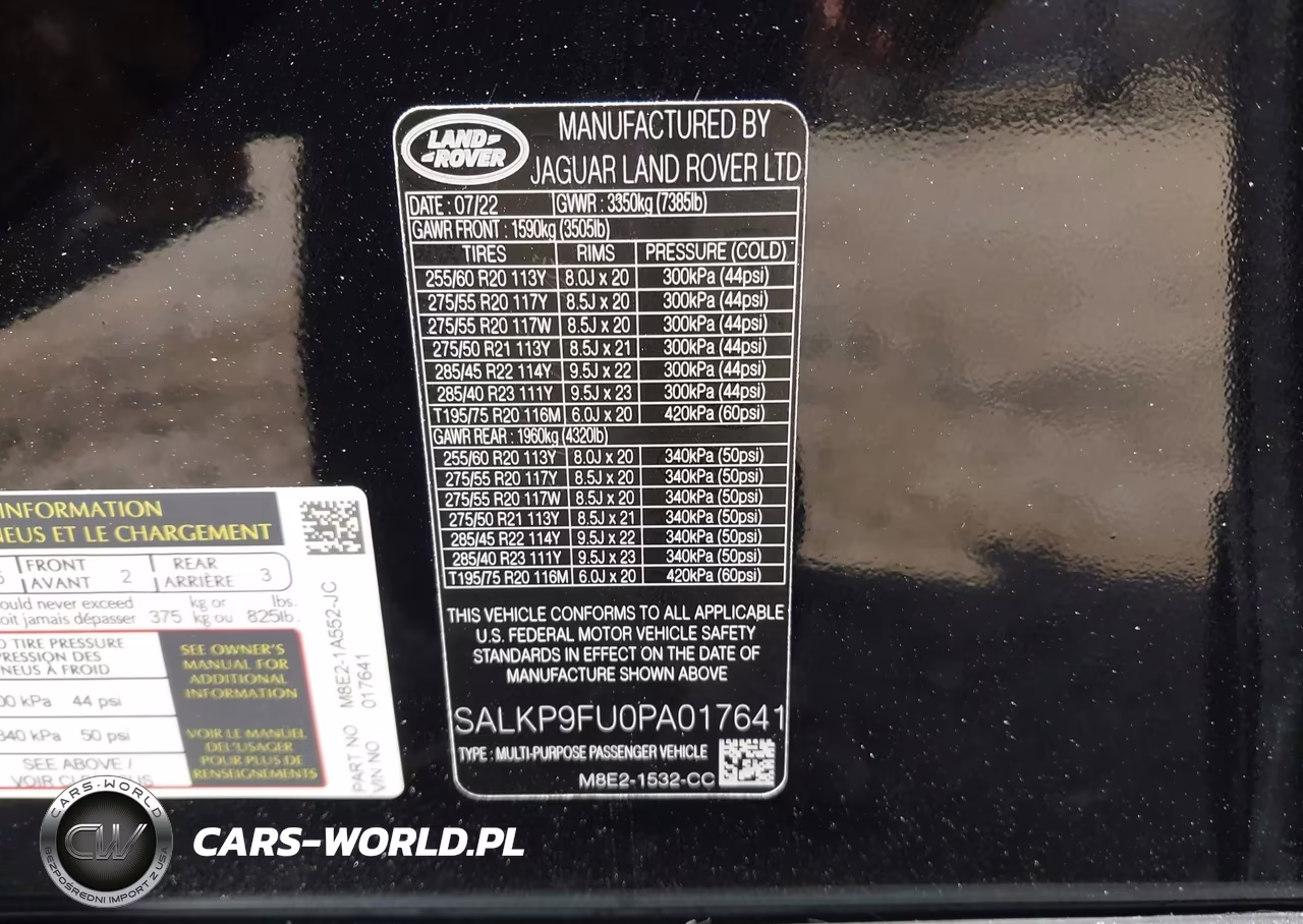 2023 Land Rover Range Rover P400 Se VIN:SALKP9FU0PA017641 - 9