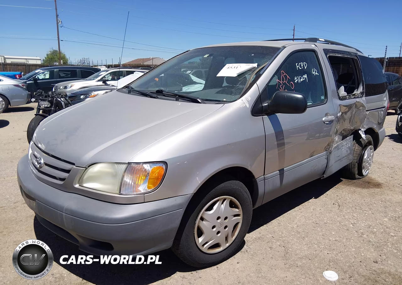 2002 Toyota Sienna Le VIN:4T3ZF13C32U460771 - 2