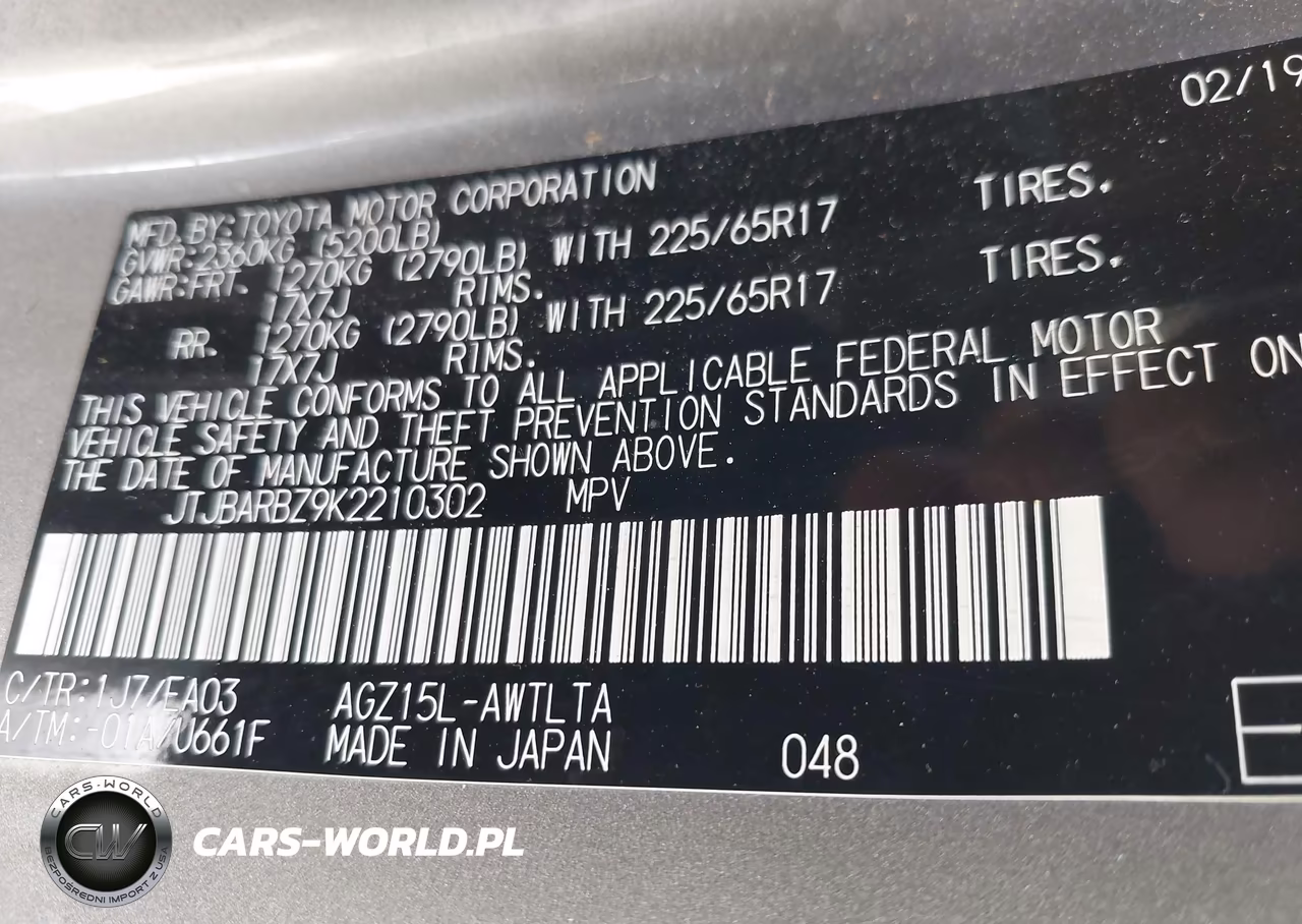 2019 Lexus Nx 300 VIN:JTJBARBZ9K2210302 - 9