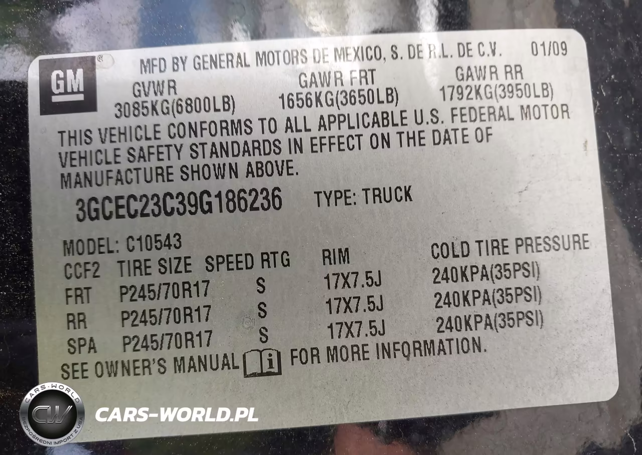 2009 Chevrolet Silverado 1500 Lt VIN:3GCEC23C39G186236 - 9