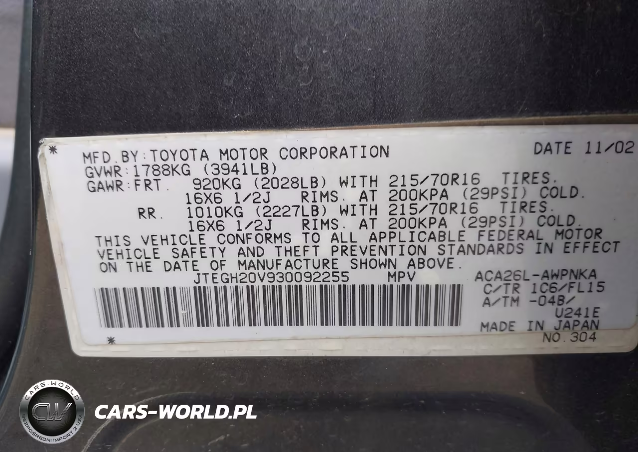 2003 Toyota Rav4 VIN:JTEGH20V930092255 - 9