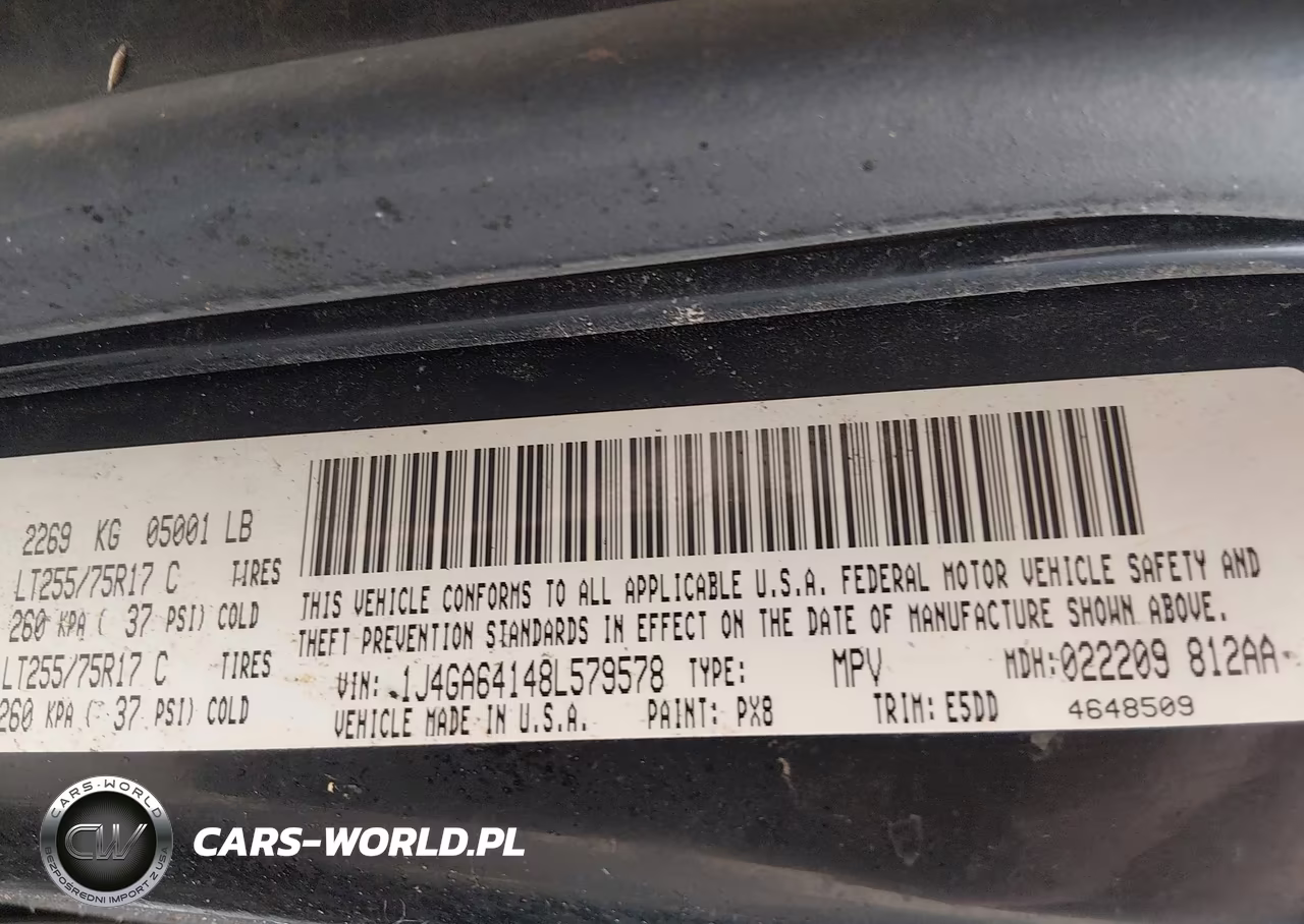 2008 Jeep Wrangler Rubicon VIN:1J4GA64148L579578 - 9