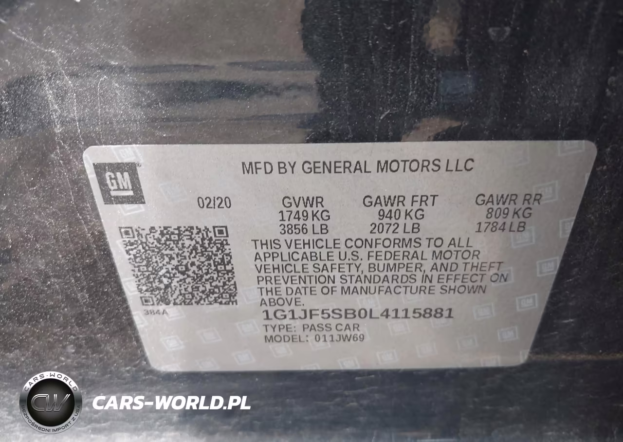 2020 Chevrolet Sonic VIN:1G1JF5SB0L4115881 - 9