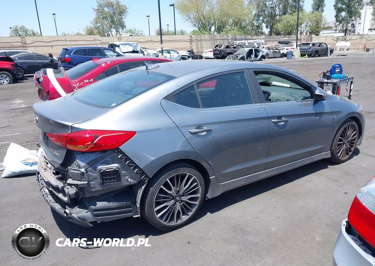 2018 Hyundai Elantra Sport VIN:KMHD04LB8JU535508 - 14