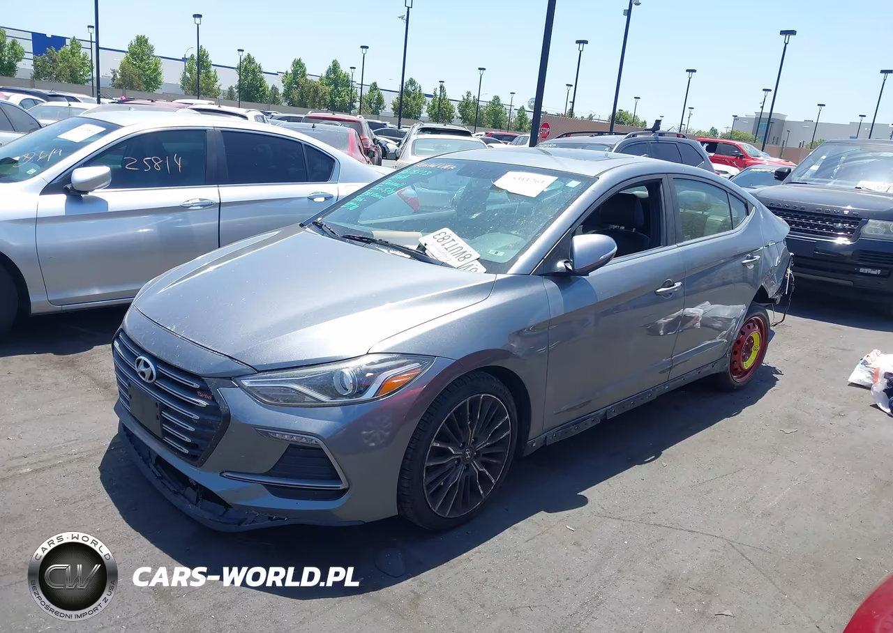 2018 Hyundai Elantra Sport VIN:KMHD04LB8JU535508 - 2