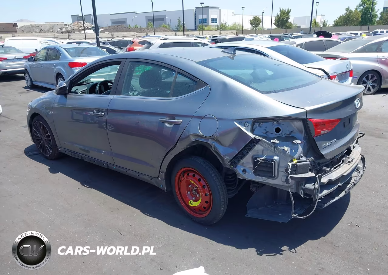 2018 Hyundai Elantra Sport VIN:KMHD04LB8JU535508 - 3