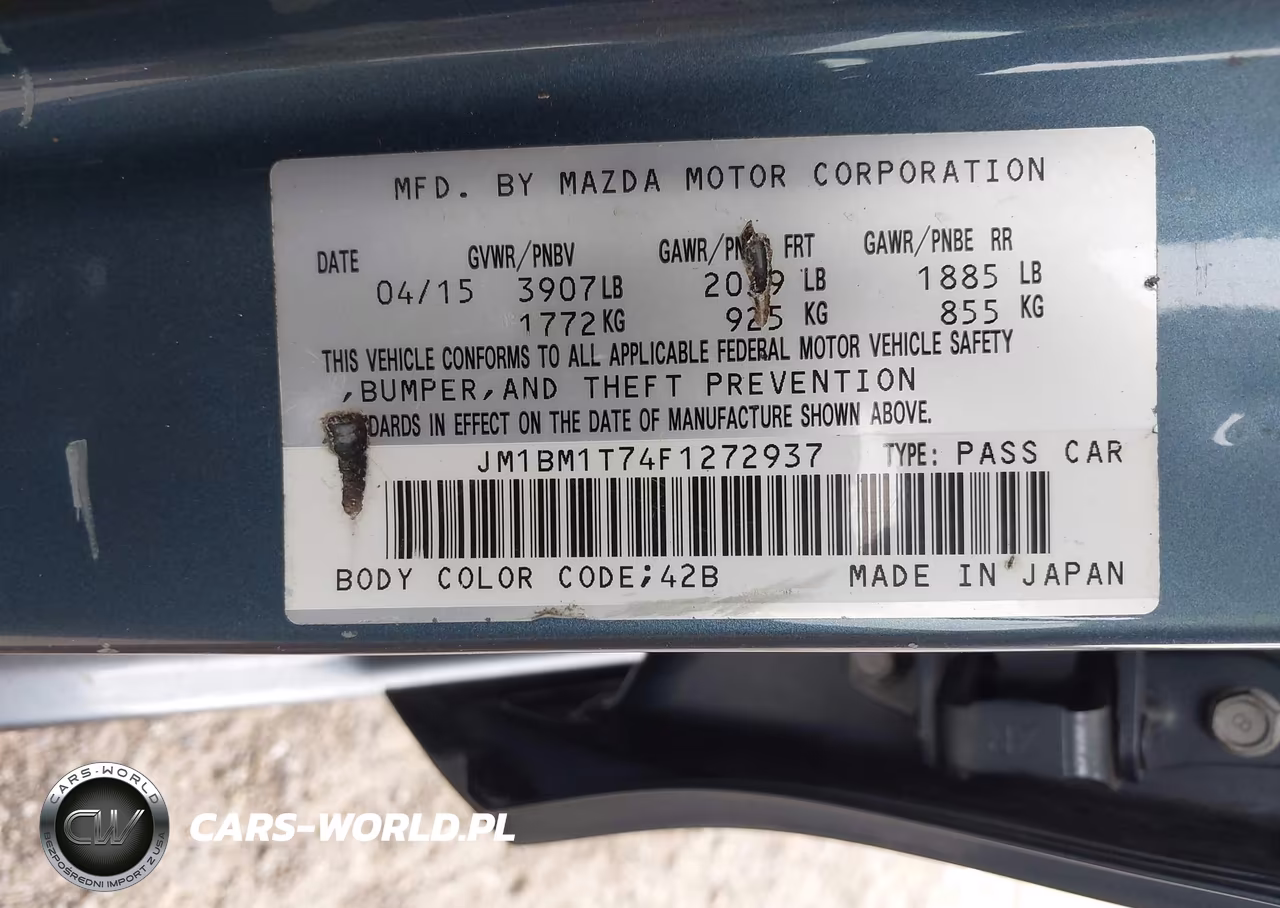 2015 Mazda Mazda3 I Sv VIN:JM1BM1T74F1272937 - 9