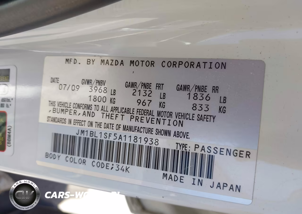 2010 Mazda Mazda3 I Touring VIN:JM1BL1SF5A1181938 - 9