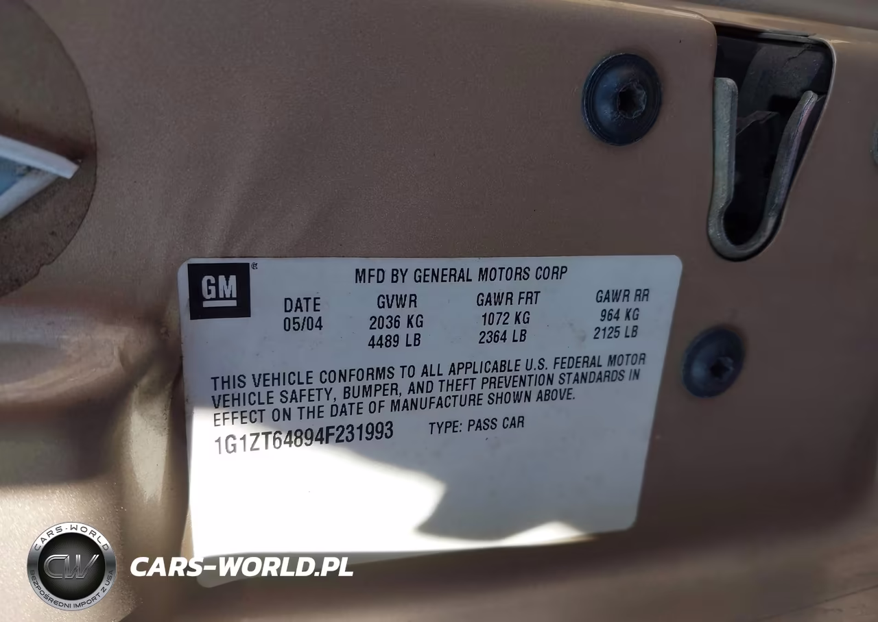 2004 Chevrolet Malibu Maxx Ls VIN:1G1ZT64894F231993 - 9