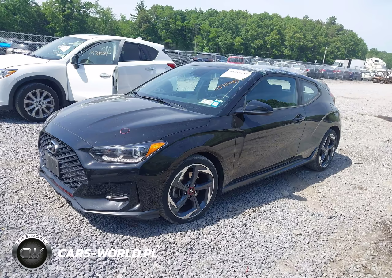 2019 Hyundai Veloster Turbo VIN:KMHTH6AB5KU013875 - 2