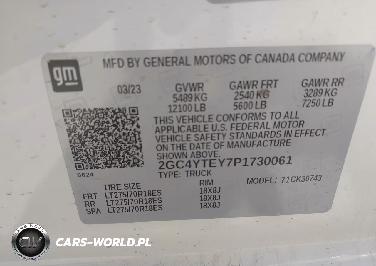 2023 Chevrolet Silverado 3500Hd 4Wd Standard Bed Lt VIN:2GC4YTEY7P1730061 - 9