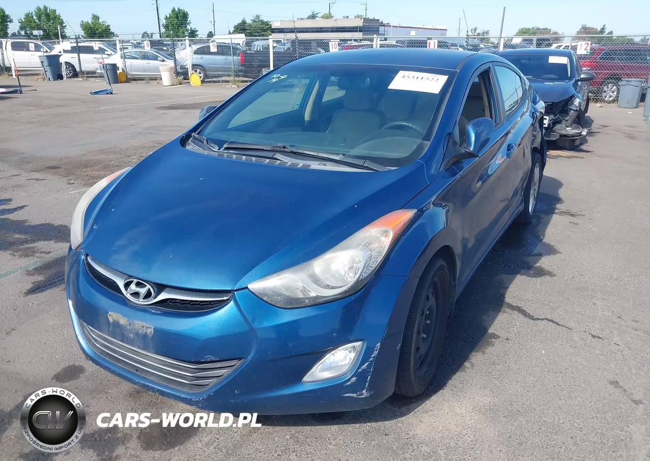 2013 Hyundai Elantra Gls VIN:KMHDH4AE2DU987092 - 2