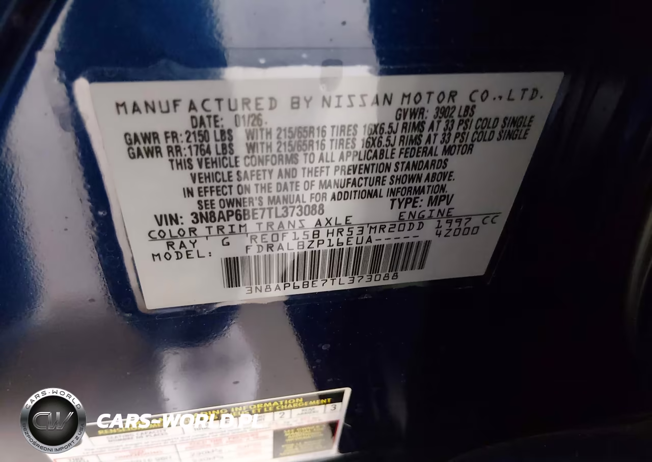 2026 Nissan Kicks S VIN:3N8AP6BE7TL373088 - 9