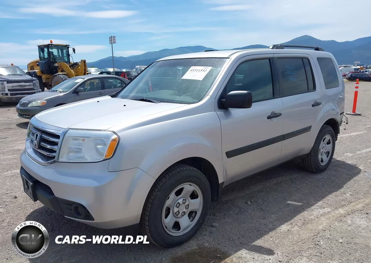 2015 Honda Pilot Lx VIN:5FNYF4H22FB004527 - 2