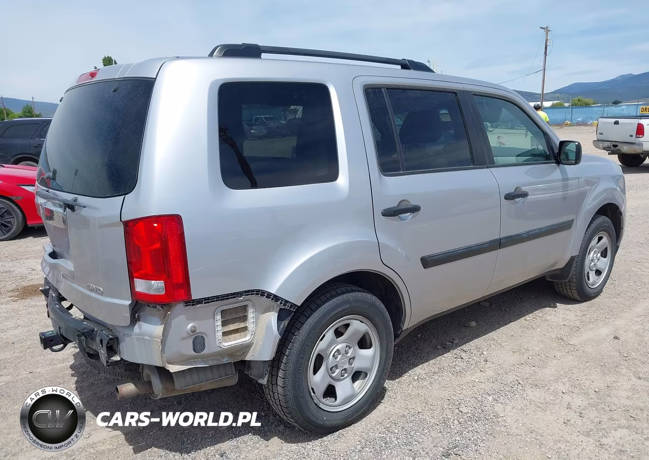 2015 Honda Pilot Lx VIN:5FNYF4H22FB004527 - 4
