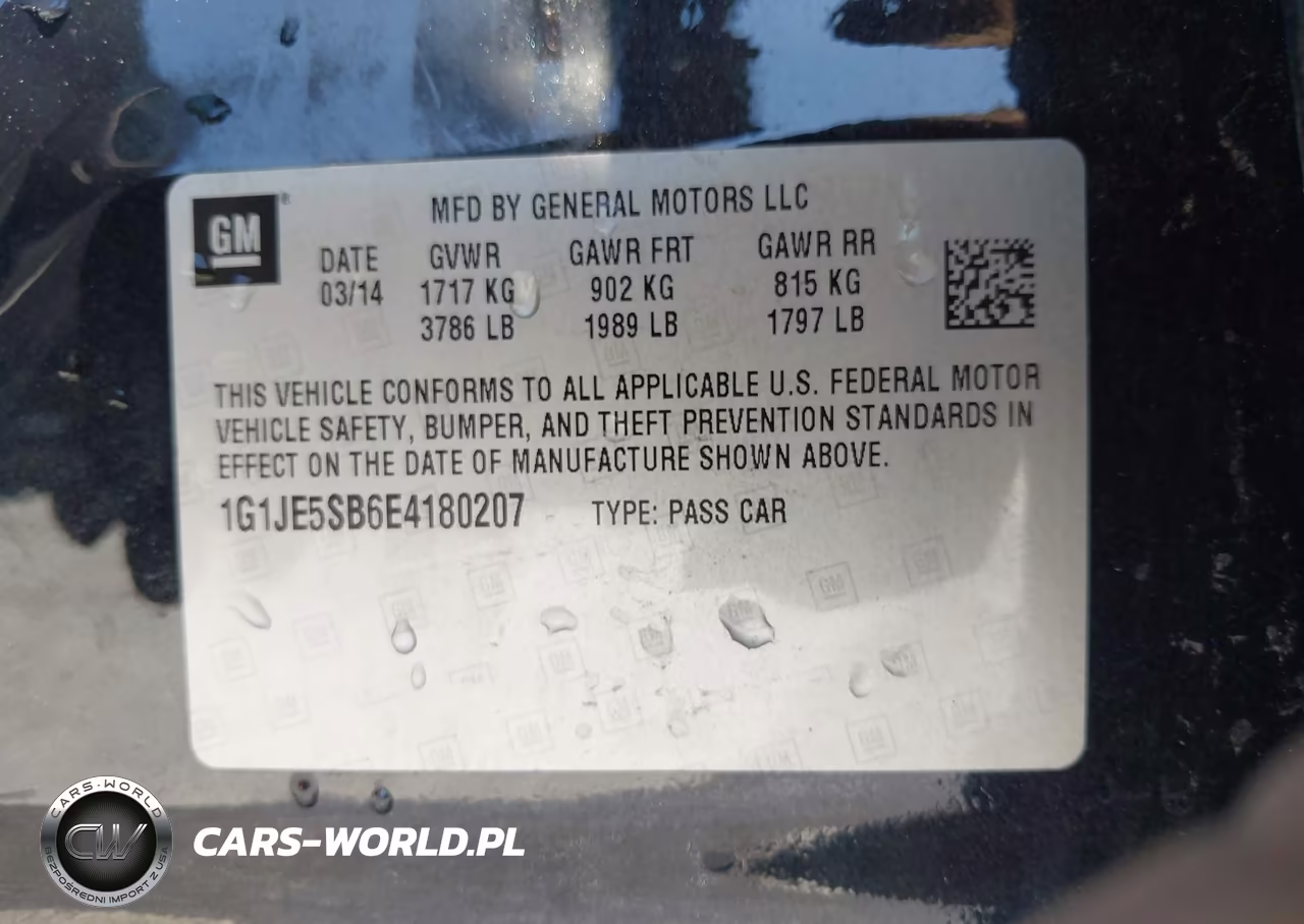 2014 Chevrolet Sonic Ltz Auto VIN:1G1JE5SB6E4180207 - 9