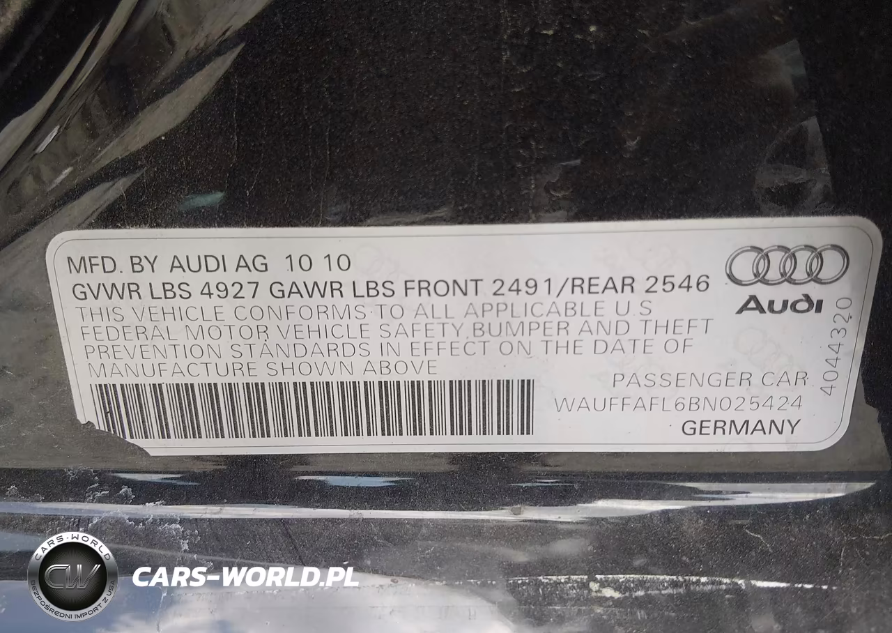 2011 Audi A4 2.0T Premium VIN:WAUFFAFL6BN025424 - 9